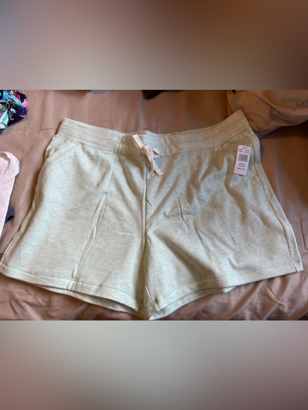 32 Degrees Mint Green Drawstring Athletic Shorts
